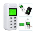 thumbnail image 2 of Smart Multi USB AC Hub LCD Display 8 Usb Port Wall Charger Power Adapter Wall Charging Station ,Easy to Use, 2 of 6
