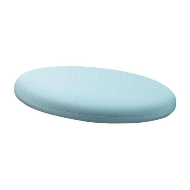 Shengyu Simple Solid Color Memory Foam Seat Cushion Detachable Round Pad Suitable For Various Spaces Round Seat Pad Etc. Offices blue 40x4cm