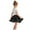 Black, variant on Cathalem Kids Skirt Girl Sparkly Metallic Mini Skirt Princess Teen Disco Dance Pleated Skirts (Pink,130)