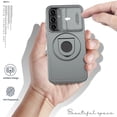 thumbnail image 4 of For Samsung Galaxy A55 5G Case Magnetic Kickstand TPU+PC Phone Cover with Slide Lens Lid, 4 of 5