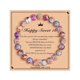 thumbnail image 1 of Pulsera Colgante de Amor para Mujer Niña – Cuentas de Piedra Natural | Joyas calmantes para aliviar el estrés | Ajustable 21cm | Tarjeta de regalo Compass | Aniversario Cumpleaños Día de San, 1 of 1