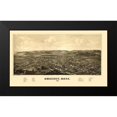 thumbnail image 2 of Burleigh 14x10 Black Modern Framed Museum Art Print Titled - Amherst Massachusetts - Burleigh 1886, 2 of 5