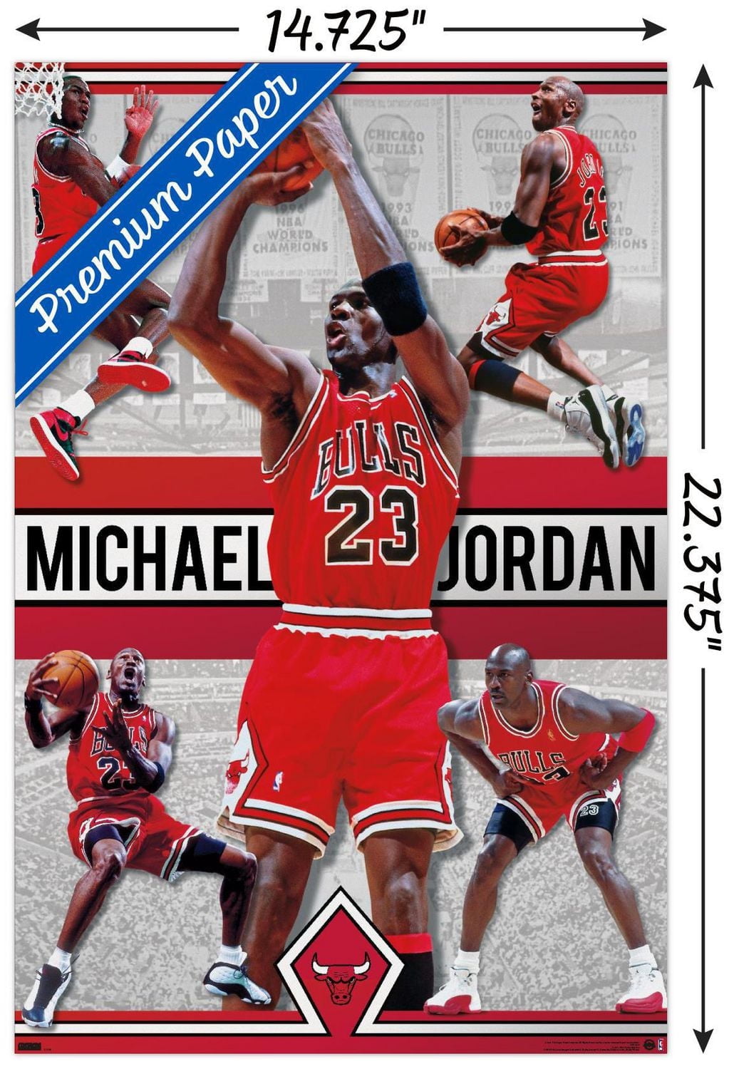 Michael Jordan - Collage Wall Poster