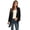 Black, variant on Grace Karin Women's Open Front Cardigan Oversized Waffle Knit Long Batwing Sleeve Sweaters with Pockets,Black
