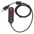 thumbnail image 3 of Call H901 USB Plug QD Cable Adaptor Adjustable Volume Call Center Headset Adapter for 3.5mm Headset Equipment, 3 of 7
