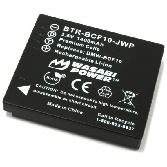 Wasabi Power Battery for Panasonic DMW-BCF10, CGA-S/106B