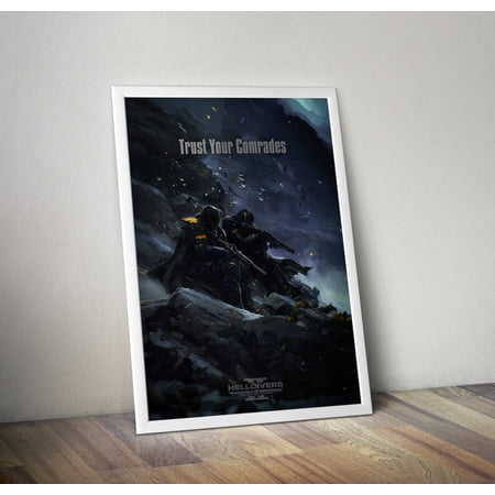 POSTER Helldivers 2 Artwork | Helldivers 2 Artwork | Helldivers 2 | Gaming Poster | HD Color | Wall Poster | Printed Poster | Gaming Poster Gift 1-UNFRAMED