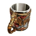thumbnail image 2 of Ebros Golden Steampunk Cyborg Robotic Dragon Beer Stein Tankard Coffee Cup Mug, 2 of 4