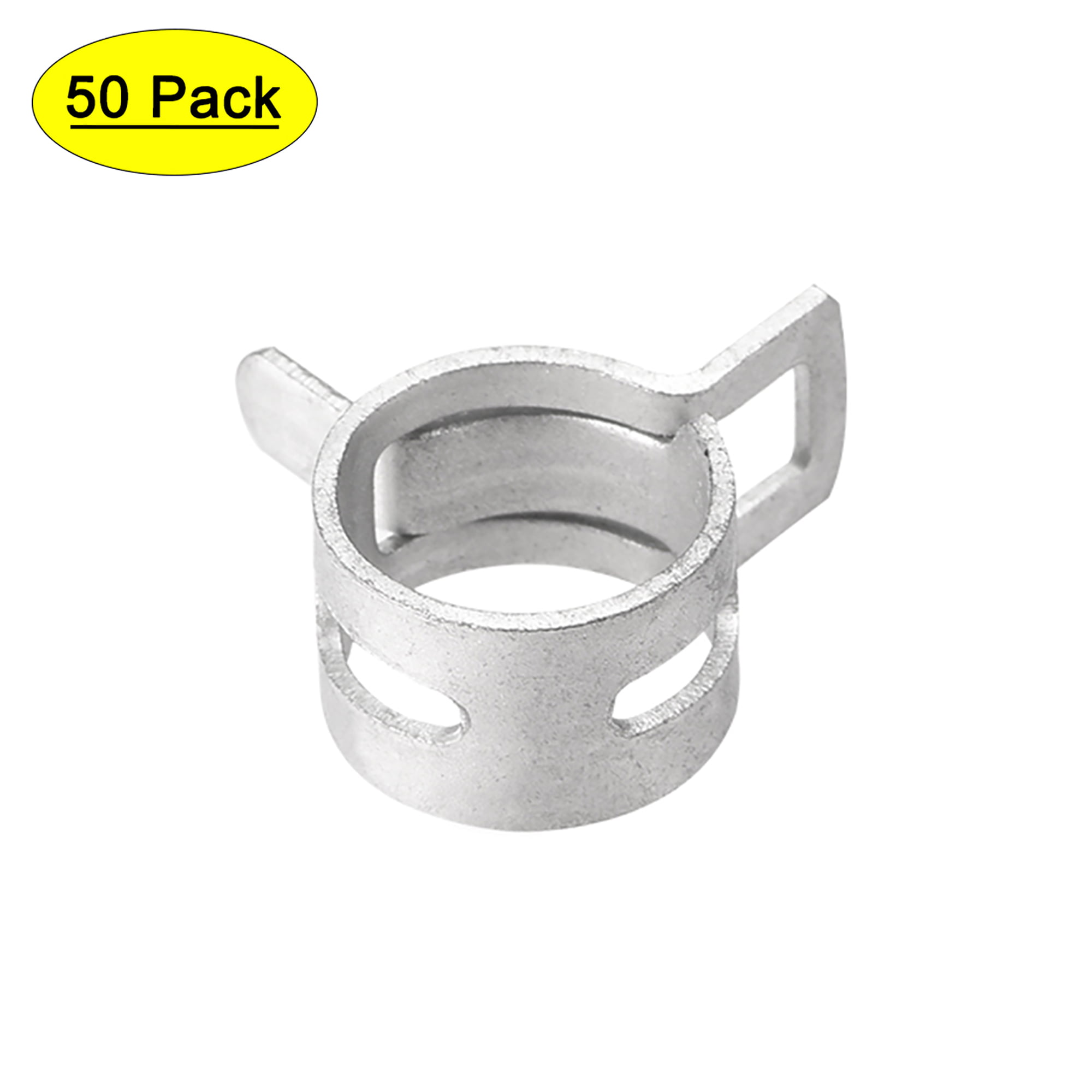 11mm OD Metal SPRING BAND CLIP Silicone Rubber Hose Clamp Fuel Pipe Oil clips  4 