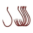 thumbnail image 2 of Mustad Ultra Point Octopus Hook (Red) - Size: 1/0 6pc, 2 of 6