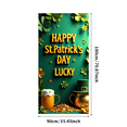 thumbnail image 3 of St Patricks Day Lucky Shamrock Clover Decoration Backdrop Display Banner for Irish Festival Party Supplies Photography Props Decor, 3 of 7