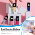 thumbnail image 4 of Uxcell Reflective Round Small Number Stickers, Self Adhesive Laser Consecutive Numbered Stickers Numbers 7, 4 of 7