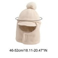 thumbnail image 3 of jobturf Kids Balaclava Motorcycle Windproof Face Mask Winter Hats Soft Comfy Warm Fleece Face Ski Mask Neck Warmer for Outdoor Cold Weather Free Size, 3 of 5