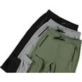 thumbnail image 2 of PURE CHAMP Mens 3 Pack Fleece Active Athletic Workout Jogger Sweatpants for Men with Zipper Pocket and Drawstring Size S-3XL, 2 of 10