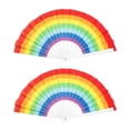 thumbnail image 1 of Pack 2 Abanico Grande Pericón Truena Al Abrir Muchos Colores Arcoiris, 1 of 1