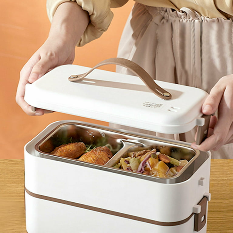 Portable Electric Lunch Box With Stainless Steel Container And