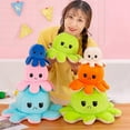 thumbnail image 3 of 30/40cm Reversible Octopus Plush Doll With Double-sided Pattern Stuffed Cartoon WDX, 3 of 5