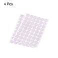 thumbnail image 3 of Uxcell 21mm Dia Self Adhesive Screw Hole Cover Stickers Cold White 4 Sheet/216Pcs, 3 of 5