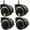 A, variant on Gamvdout Plate Casters 4 x Silent PU Ball Castor wheels Universal Swivel M10 Thread Stem socket 2inch 50mm Casters for Furniture Table Office chair