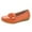 Orange, variant on Slip On Women Comfort Walking Flat Loafers Casual Shoes Driving Loafers Walking Shoes for Women