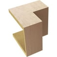 thumbnail image 6 of 10"W x 10"D x 10"H Wide Chapel Hill Rough Cedar Woodgrain TimberThane Corbel, Primed Tan, 6 of 6