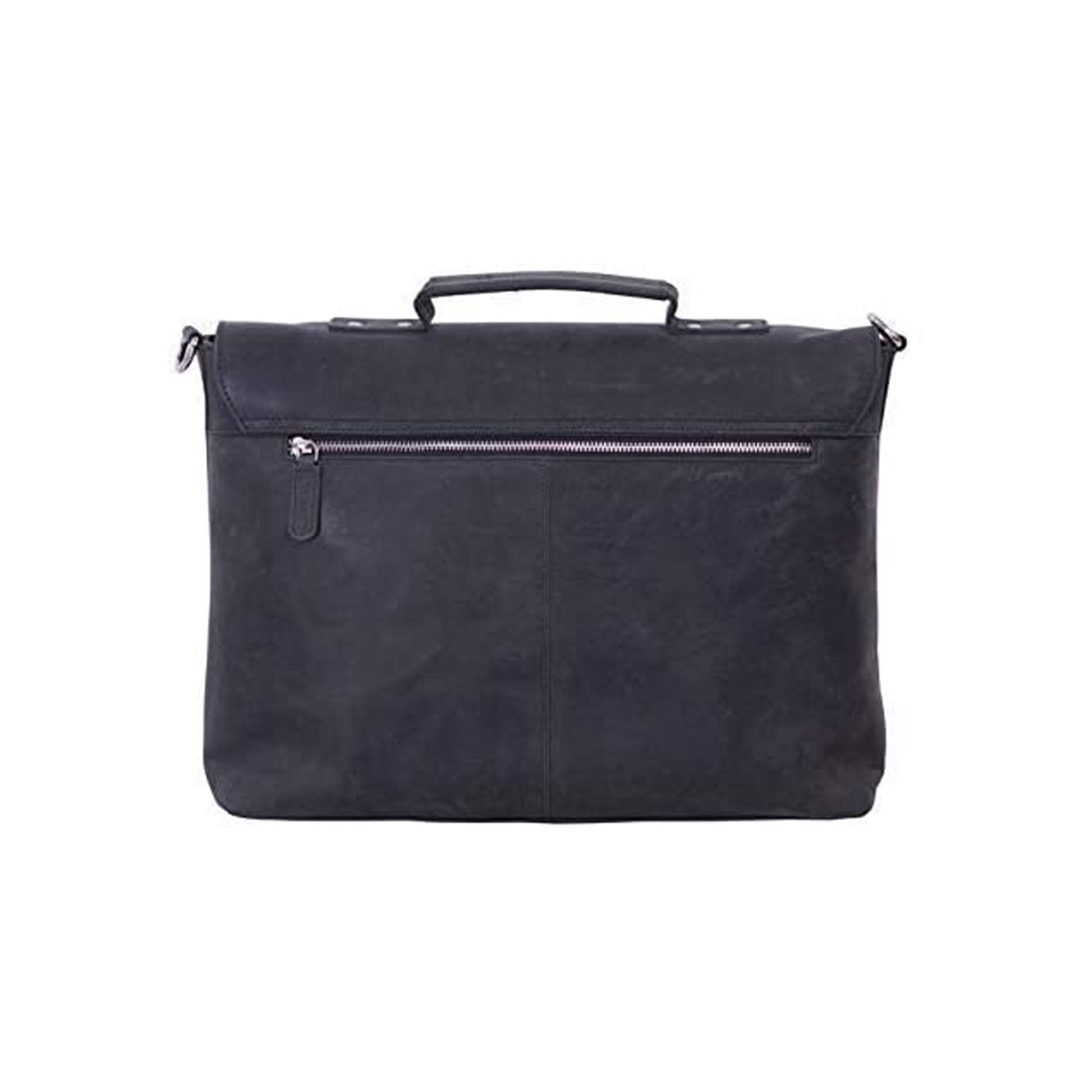 16-Inch Leather Laptop Messenger Bag – Buffalo Leather Briefcase for Office and Travel for Men and Women