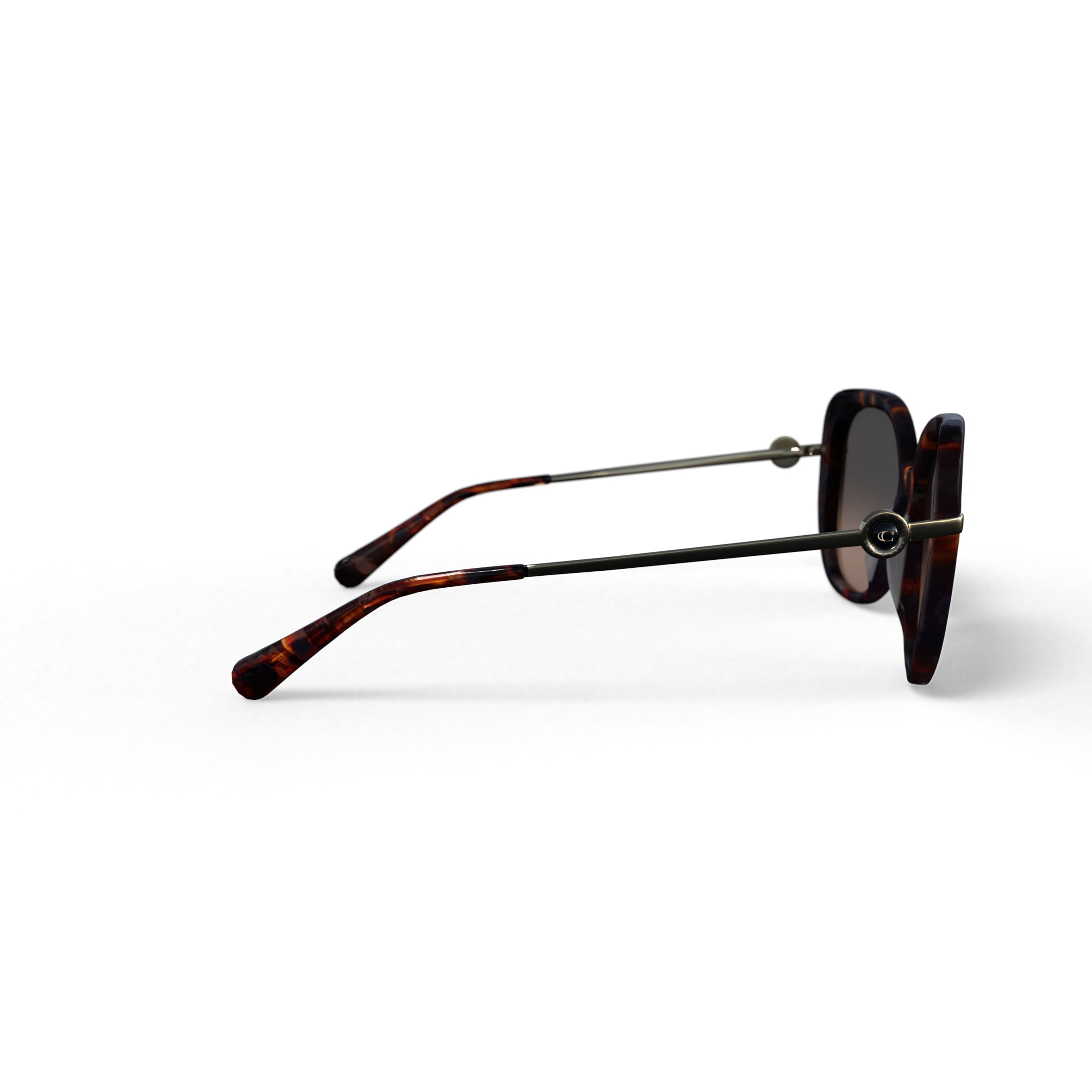 Sunglasses Coach HC 8120 526213 Dark Tort/Dark Tort Sand Sig C 3d389565-ad92-4249-bba9-  main image 3