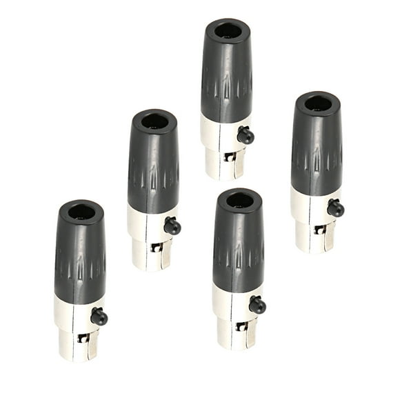 XLR Connector, 5Pcs Audio Connector, For Microphones Mixers