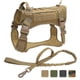 thumbnail image 4 of Arnés táctico militar para perro, chaleco duradero para perro mediano y grande, con Clip frontal, aplicación de la Ley K9, Pastor Alemán, 4 of 4