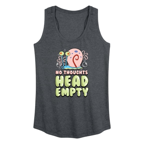 SpongeBob SquarePants - Head Empty Gary - Women's Racerback Tank Top
