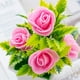thumbnail image 4 of Flores artificiales, flores falsas, flores de imitación, set de regalo para mujer, rosas de espuma, pequeñas flores en maceta, flores de imitación, decoración del hogar, escritorio de oficina, adornos, 4 of 6