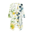 thumbnail image 4 of QATAINLAV Summer Cardigan for Women 2025, Light Weight Flowy Hem 3/4 Sleeve Kimonos Fall Trendy Floral Print Shawl Duster Tops Outdoor Outerwear Ofertas en Walmart Multicolor XXL, 4 of 6