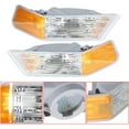 thumbnail image 4 of ALL-CARB 1 Pair Front Left and Right Turn Signal Lights Lamps Marker Corner Lights Replacement for Jeep Patriot 2007-2014 Driver and Passenger Side Park/Signal Lights 68004181AA 68004181AB, 4 of 7