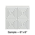 thumbnail image 1 of FASÄDE Miniquattro Decorative Vinyl Backsplash Panel in Matte White (6X6 Inch Sample), 1 of 5