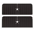 thumbnail image 1 of 2 alfombrillas de silicona para grifo de cocina, alfombrilla para grifo de cocina, protector contra salpicaduras lavable para fregadero de cocina, alfombrilla de silicona para cocina con drenaje, 1 of 5
