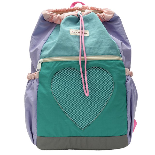 Mochila Escolar para Mujeres Y Niñas Nailon Ordenador Portátil Con Bloques Colores