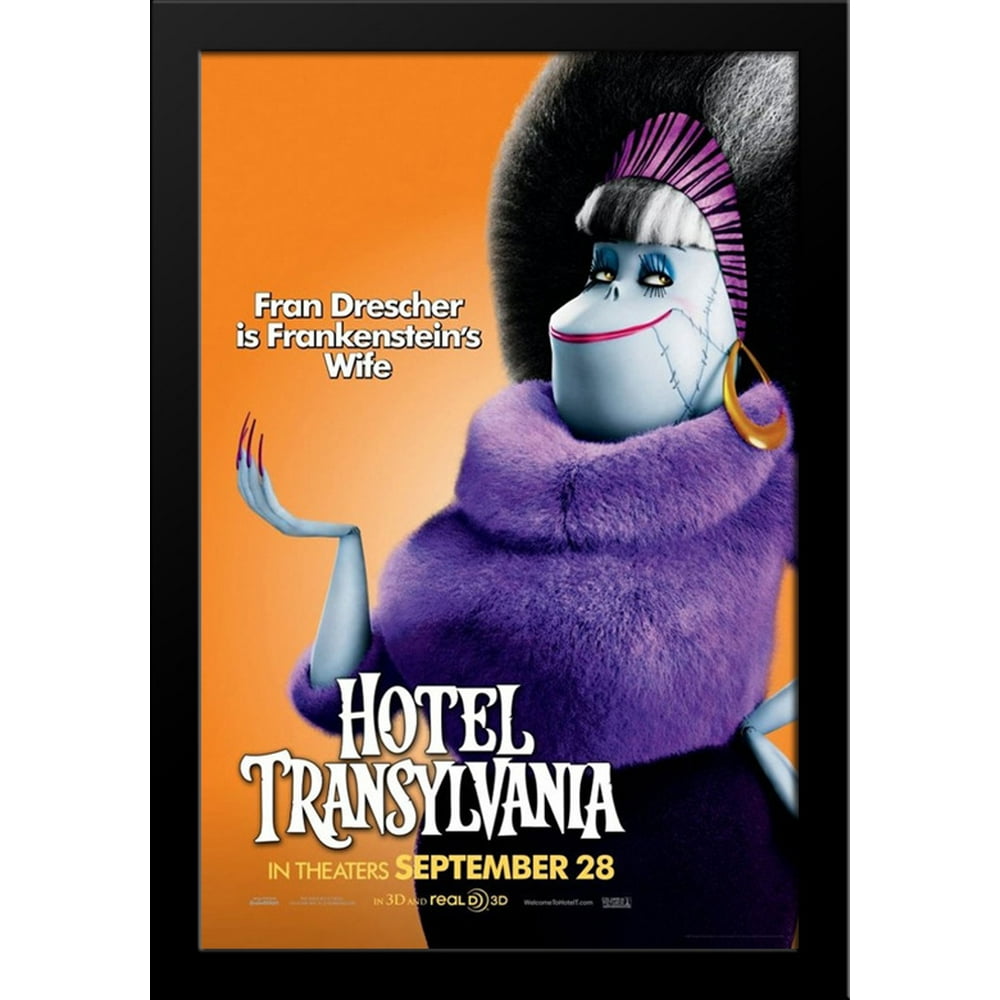 Hotel Transylvania 28x38 Large Black Wood Framed Movie Poster Art Print ...