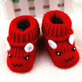 thumbnail image 2 of huajiao Baby Girls Boys Knit Booties Newborn Anti Slip First Walking Shoes Sock Slippers Infant Soft Warm Shoes Winter Boots, 2 of 3