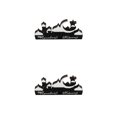 thumbnail image 2 of Matsuzay Decoraciones Artesanías Eid Mubarak Ramadán Espejo Placa de Decoración festiva del hogar Suministros para fiestas Adorno de Type1 NO1, 2 of 6