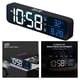 thumbnail image 1 of Reloj despertador digital perfecl Espejo LED grande con calendario Temperatura, 1 of 8