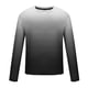 thumbnail image 4 of Blusas y camisas de manga larga con cuello redondo para hombre, blusa informal de manga larga con cuello redondo y estampado, blusa de poliéster para hombre, 4 of 4