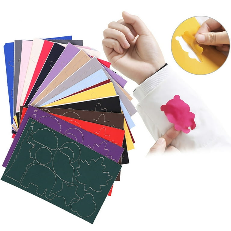 Down Jacket Patch Adhesive 18 Sheets Waterproof Nylon Repair Patch Clothes Patch, Size: Free Size