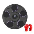 thumbnail image 4 of S SERENABLE Machine de Boxe Enfants Adultes Relaxante LED Éclairée Taekwondo Rythme Cible Murale avec Gants Enfants, 4 of 9