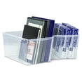 thumbnail image 3 of Storex Wide Book Bin Set of 5 Clear, 3 of 5