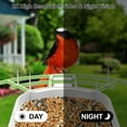 thumbnail image 5 of Bird Feeder with Camera, Smart AI Bird Breed Recognition, Birds Motion Detection with Real-Time Notice, 2K Auto Capture Bird Watching WiFi Camera, Solar-Powered Outdoor Charging Bird House,Green, 5 of 7