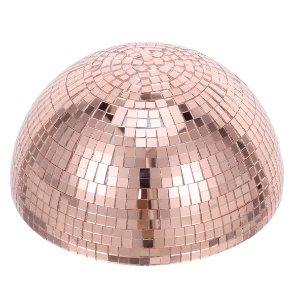 CRAFTHROU Media De Reflectante En Rosa Dorado Para Jardín Y Fiestas