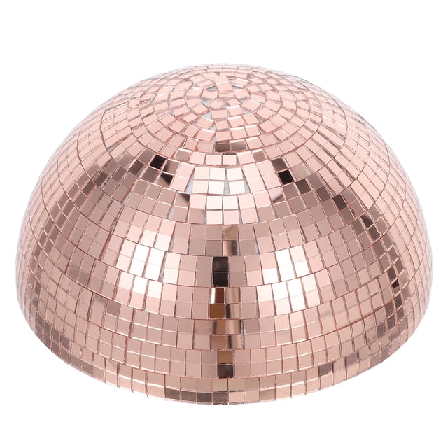 CRAFTHROU Media De Reflectante En Rosa Dorado Para Jardín Y Fiestas