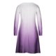 thumbnail image 5 of Moda mujer sexy sólido hombro frío manga larga con cuello en v vestido regular Fridja yut4296, 5 of 5
