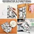 thumbnail image 7 of Dreamtimes Cute Penguin Kitchen Dish Towel 1 Pack, Soft Absorbent Dishcloths Reusable Hand Towel Washable Tea Towels for Home Kitchen Bar Table Decor, 28 x 18 Inch, 7 of 7