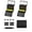 2 PCS, variant on 3-in-1 Eyeliner & Bottom Lash Stamp Kit, Black Box Eyelash Stamp, Natural Bottom Lashes & Wing, Waterproof Smudge-Proof Quick Eye Tool for Beginners, Black/Brown Ink, Portable Case